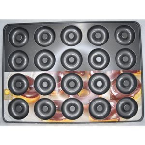 Wilton Perfect Results Non-Stick Donut Pan , 20-Cavity Donut Baking Pan, Steel
